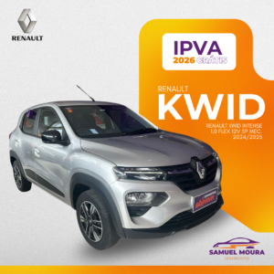 Renault Kwid Intense 1.0 Flex 12V 5P Mec. 2024/2025